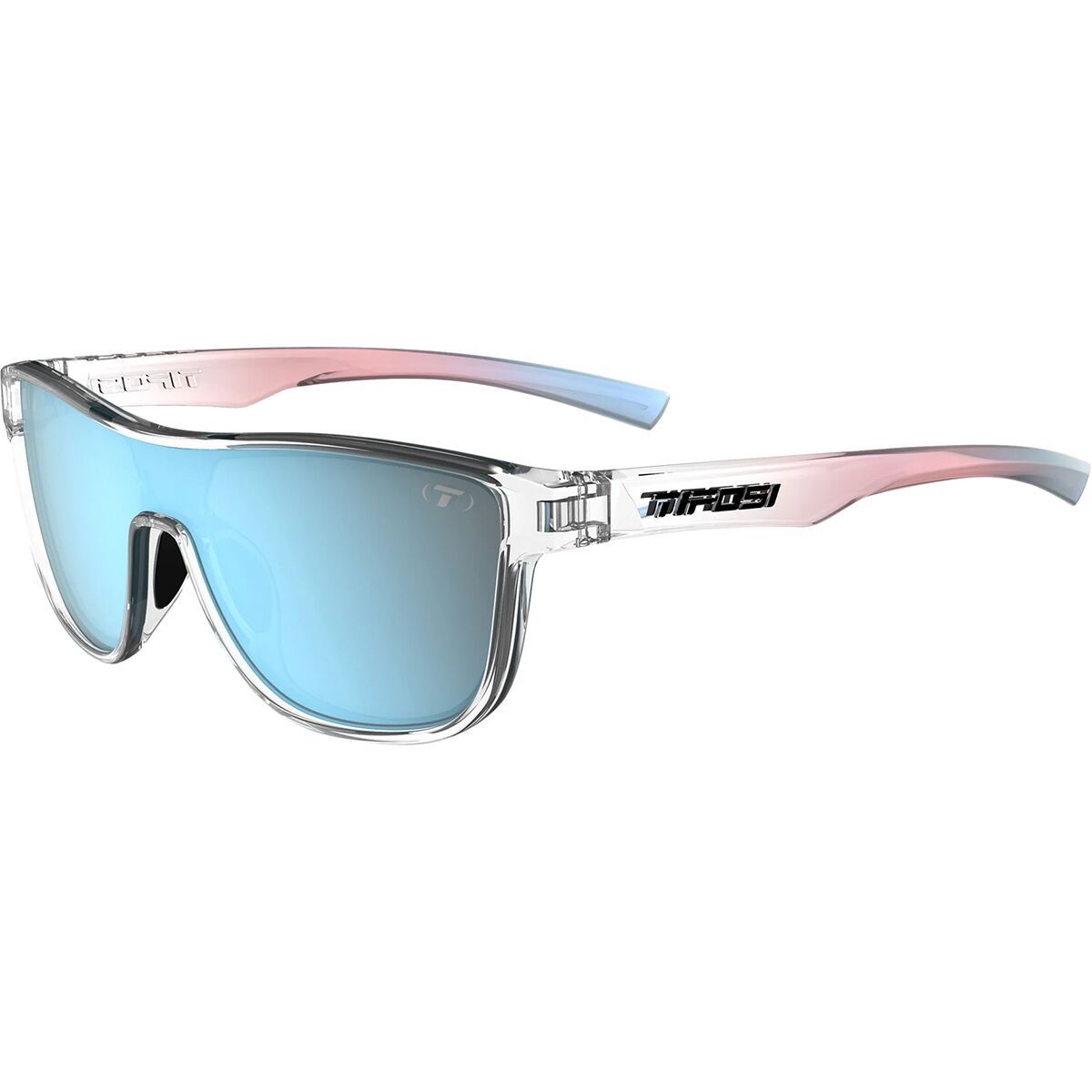 Image of Tifosi Optics Sizzle Sunglasses Avant Clear/Smoke Bright Blue, One Size