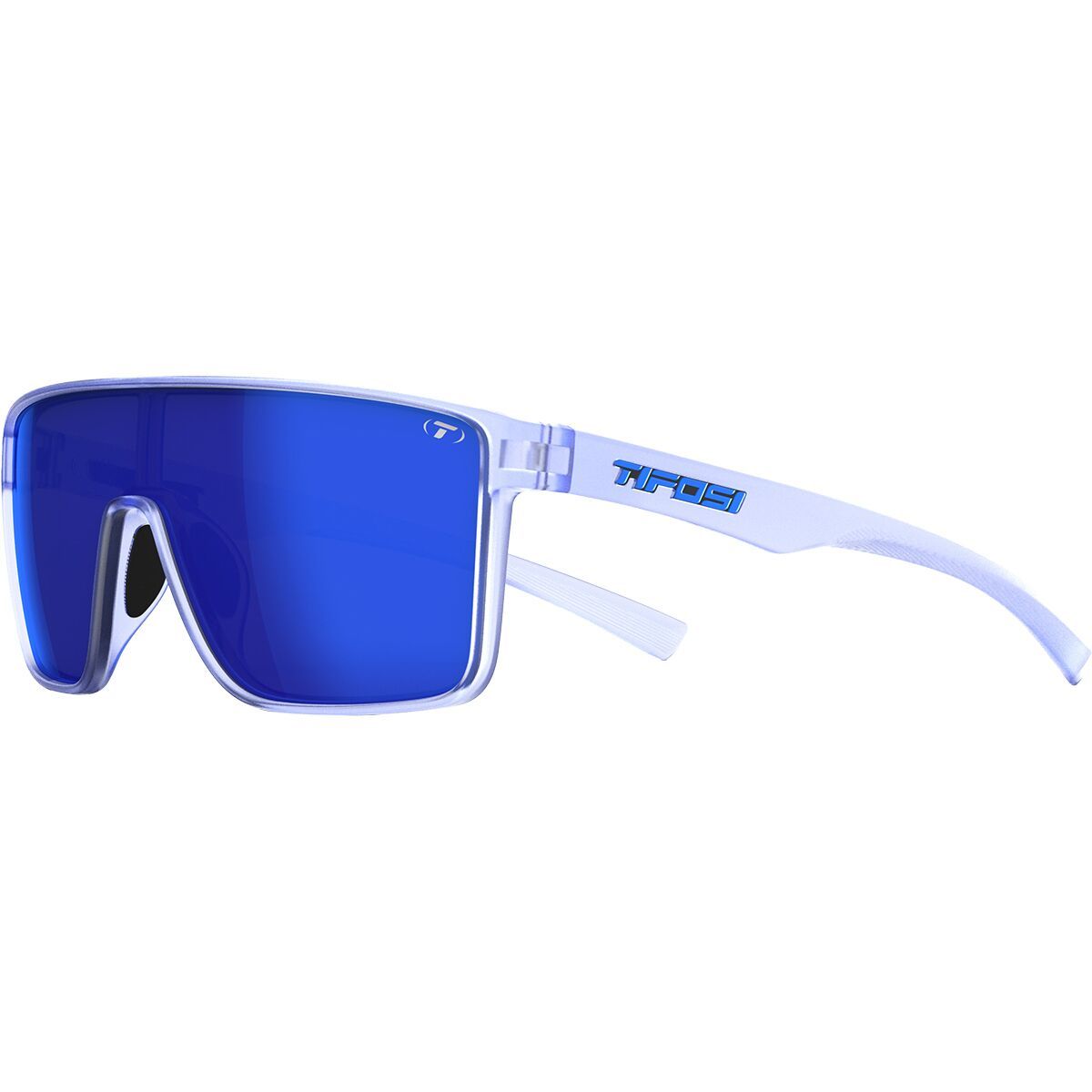 Image of Tifosi Optics Sanctum Sunglasses Ice Blue/Cobalt Blue Mirror, One Size
