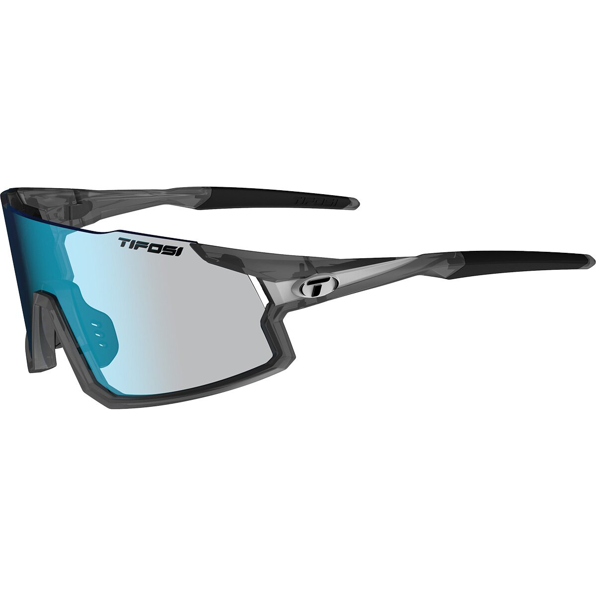Tifosi Optics Tifosi Optics Stash Fototec + Interchangeable Sunglasses Matte Smoke/Clarion Blue Fototec, One Size