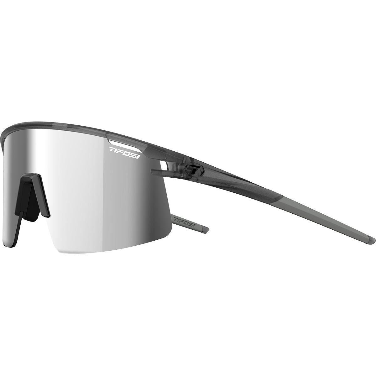 Image of Tifosi Optics Moab Lite Interchangeable Sunglasses Satin Vapor-Silver Mirror/AC Red/Clear, One Size