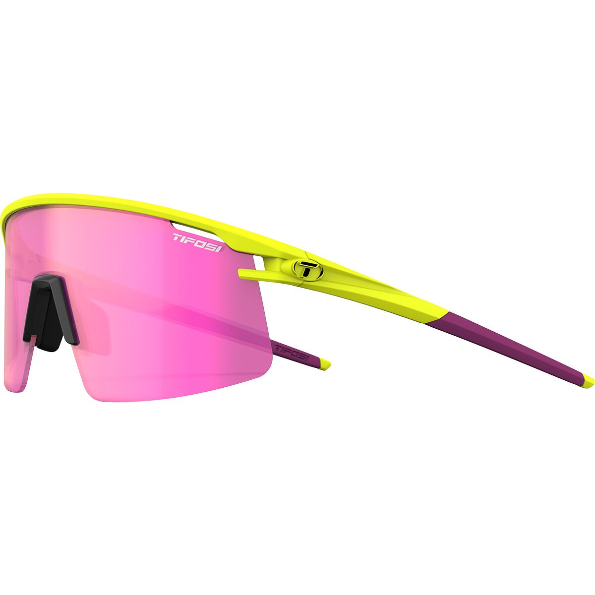 Tifosi Optics Tifosi Optics Moab Lite Interchangeable Sunglasses Speed Yellow-Clarion Sunset Pink/AC Red, One Size