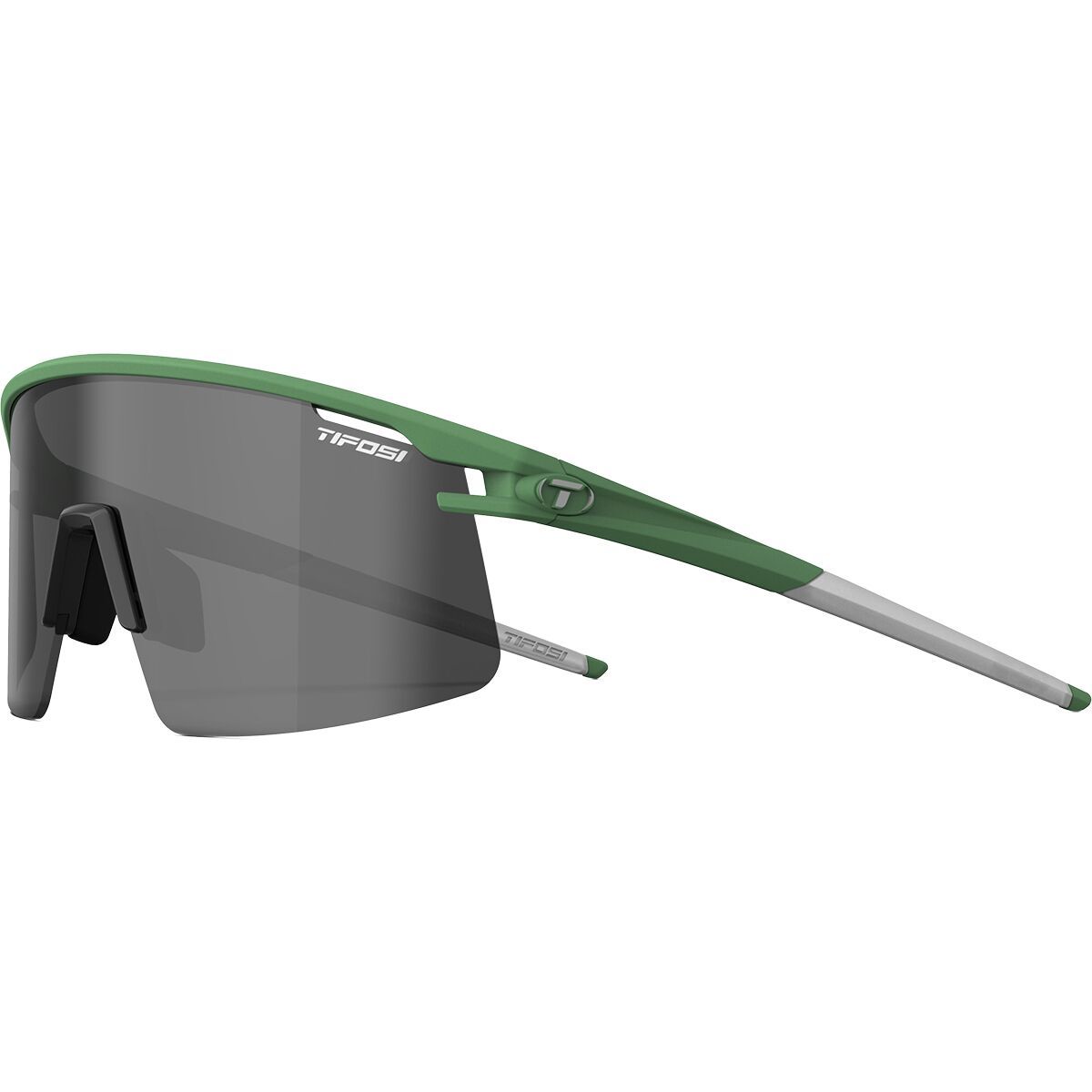 Image of Tifosi Optics Moab Lite Interchangeable Sunglasses Trail Pine-Smoke/AC Red/Clear, One Size