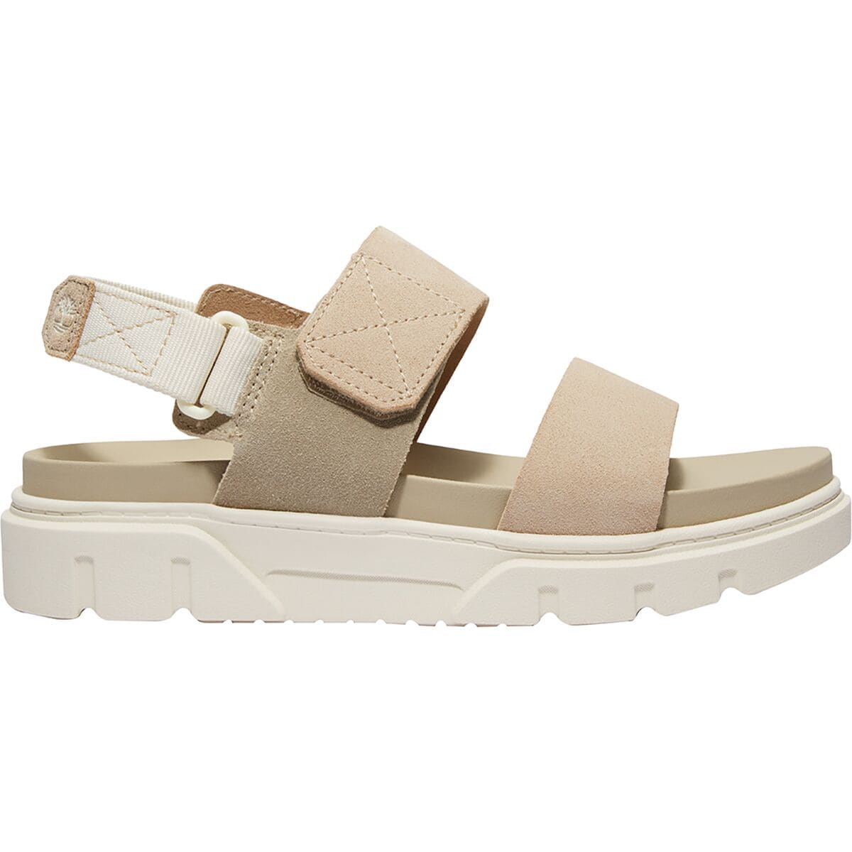 Image of Timberland Greyfield Backstrap Sandal - Women's Light Beige Suede, 6.0