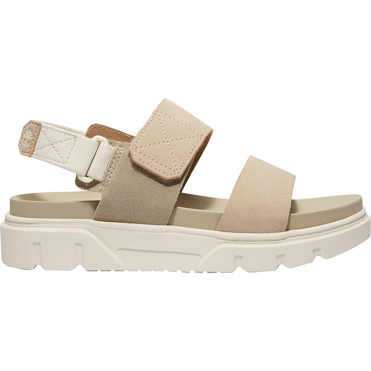 Image of Timberland Greyfield Backstrap Sandal - Women's Light Beige Suede, 7.5