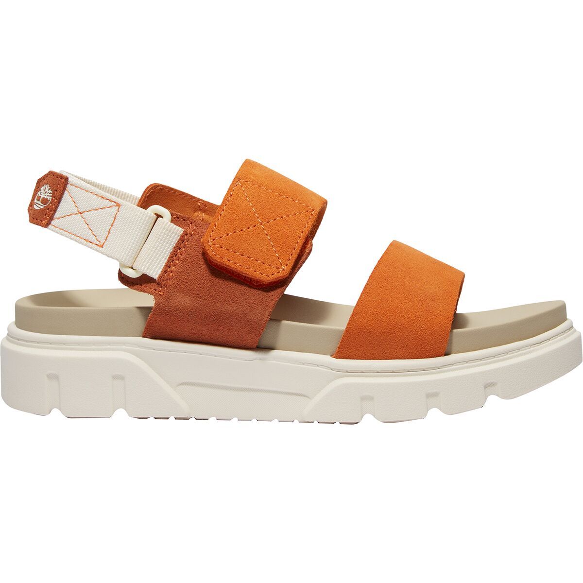 Image of Timberland Greyfield Backstrap Sandal - Women's Medium Orange Suede, 6.0