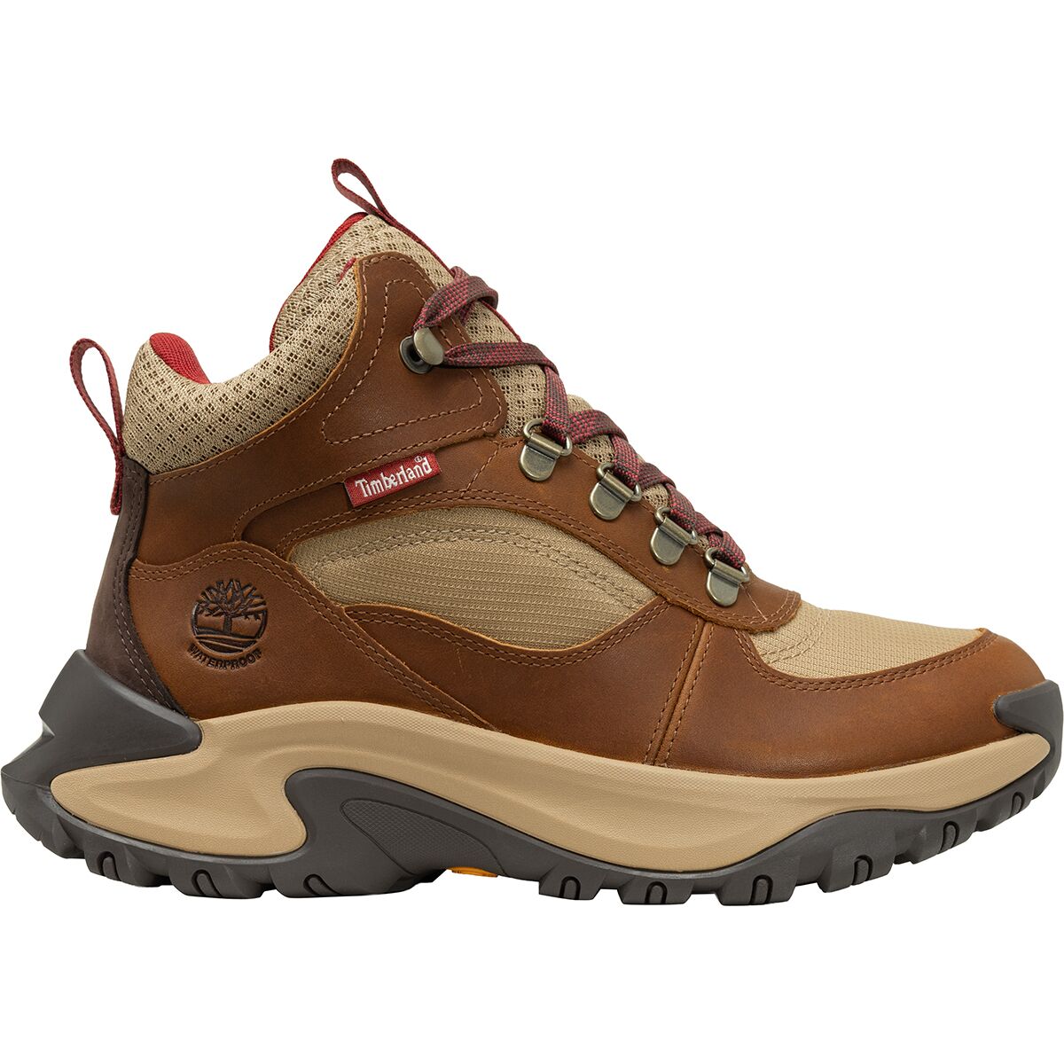 Image of Timberland Mt Maddsen Peak Mid WP Hiking Boot - Women's Rust Full Grain, 9.0