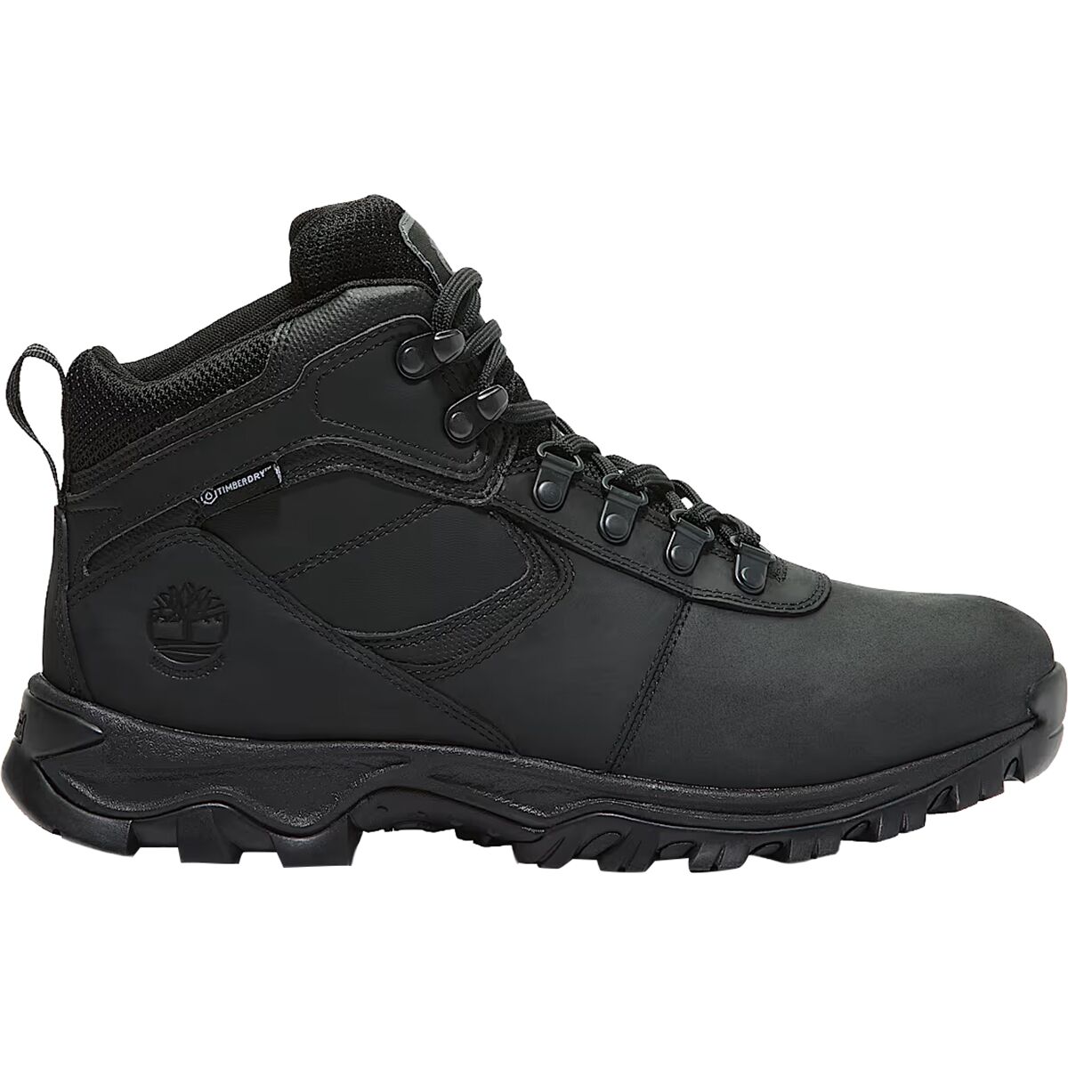 Image of Timberland Mt. Maddsen Mid Waterproof Hiking Boot - Men's Black, 8.5