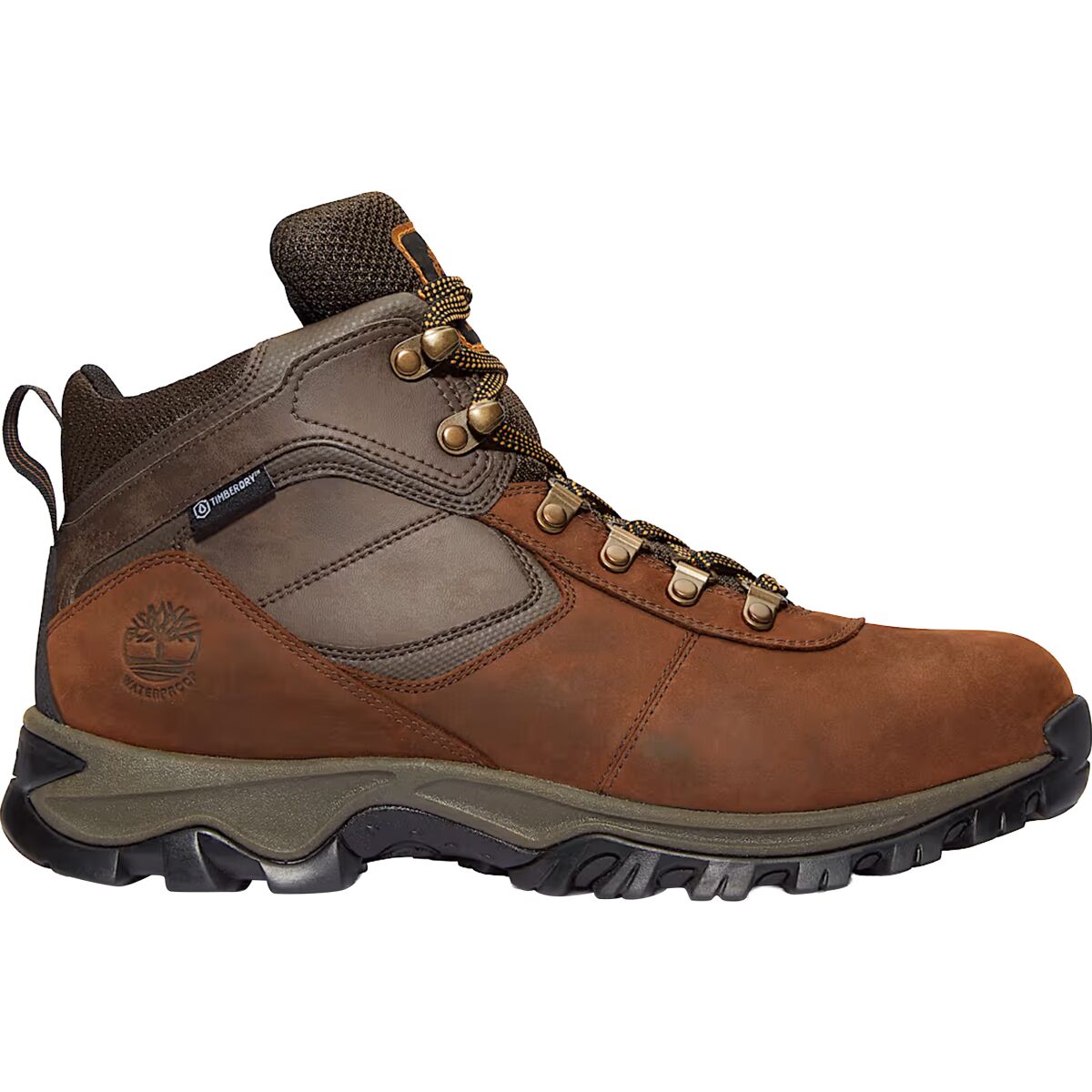Image of Timberland Mt. Maddsen Mid Waterproof Hiking Boot - Men's Dark Brown, 12.0