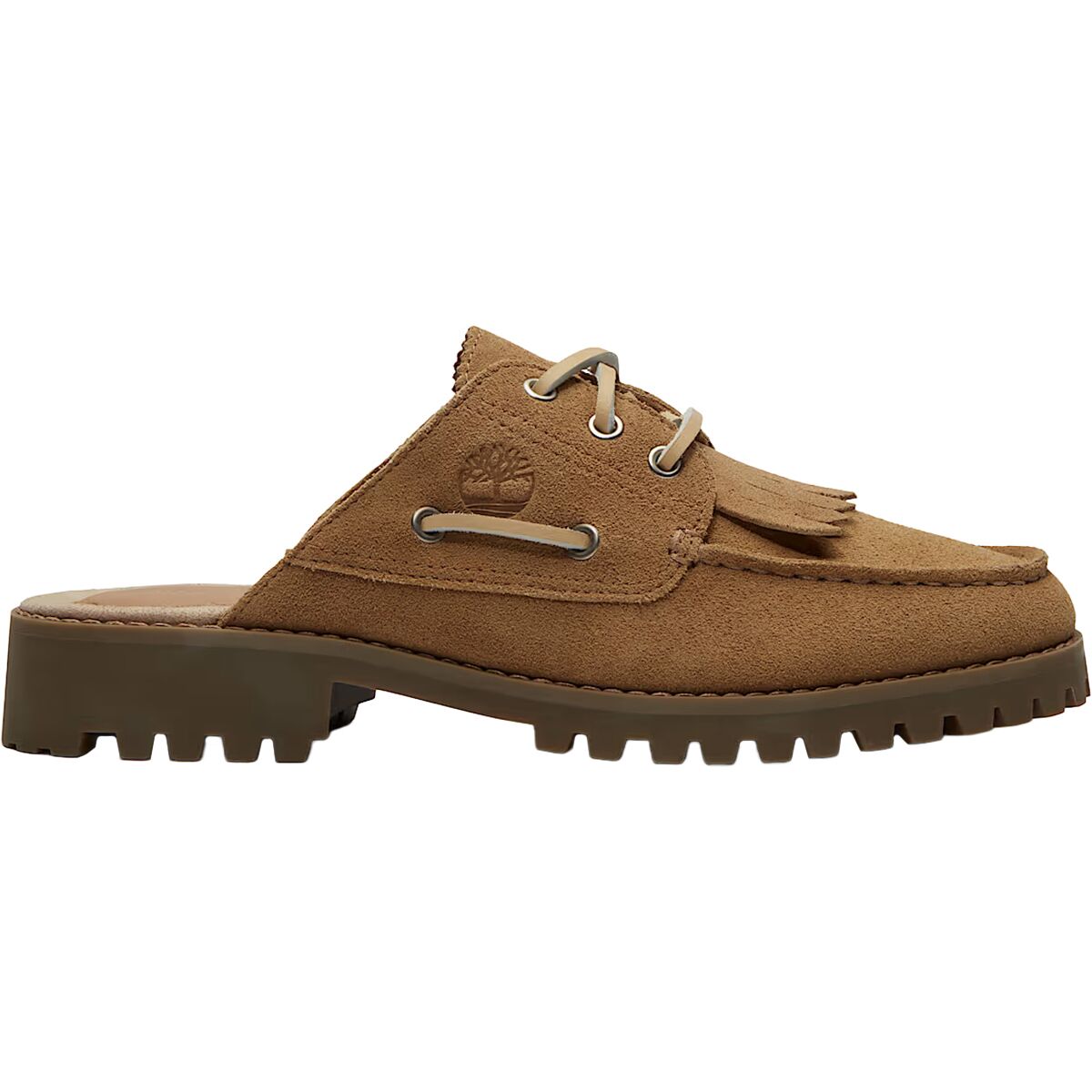 Image of Timberland Noreen Mule Shoe - Women's Medium Beige Suede, 8.0