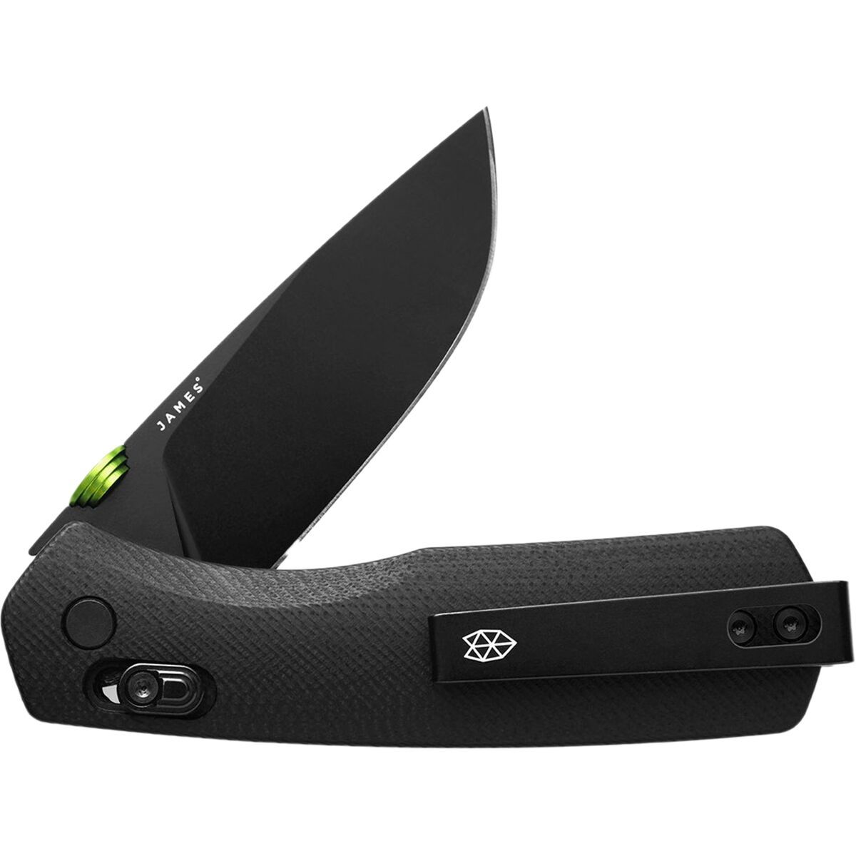 Image of The James Brand The Carter Knife Black/Black/G10, Straight
