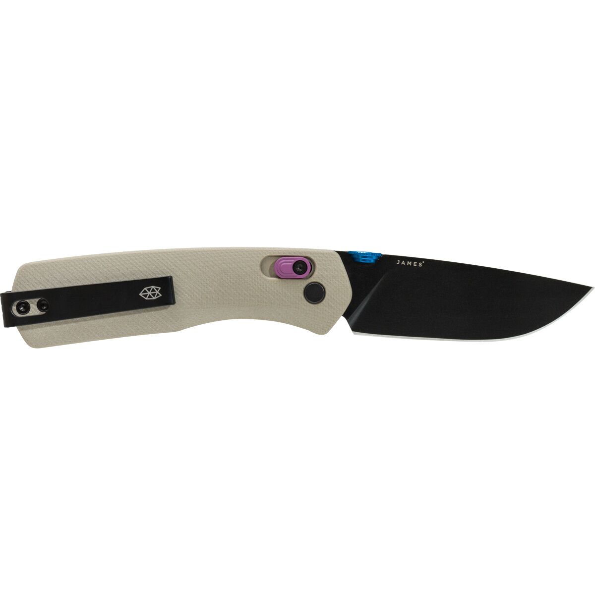 Image of The James Brand The Carter Knife Coyote Tan/Black/Desert Sky/G10, Straight