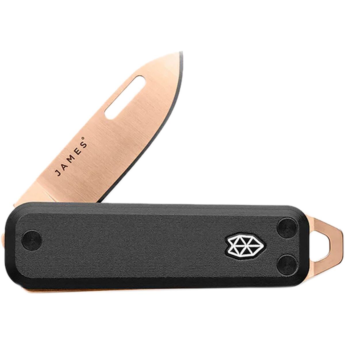 Image of The James Brand The Elko Knife Black/Rose Gold/Aluminum, Straight