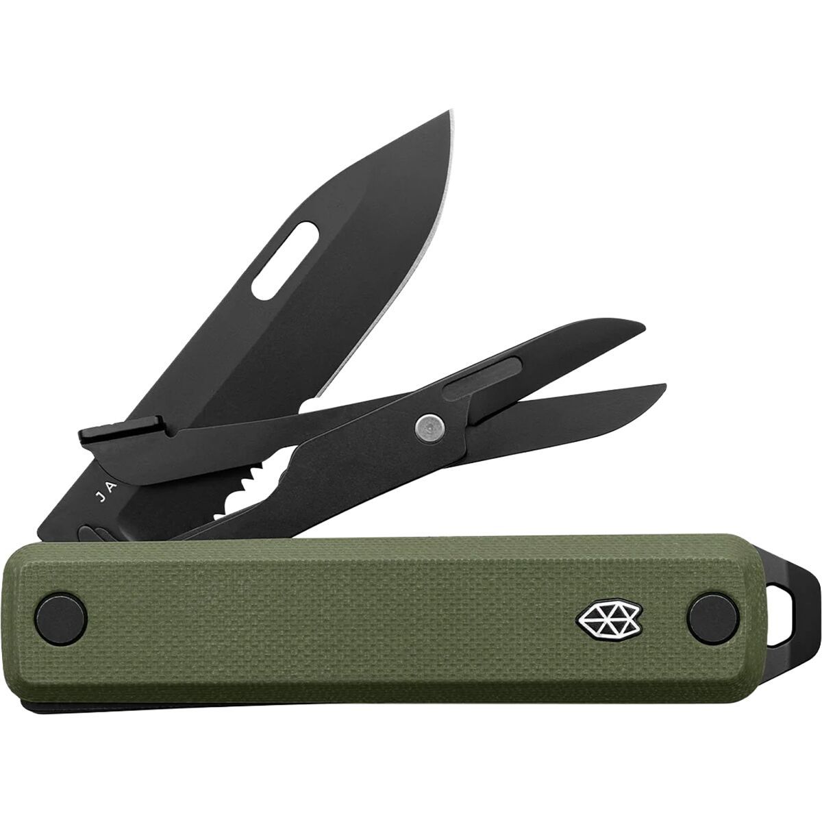 Image of The James Brand Ellis Scissors OD Green/Black/G10, Serrated