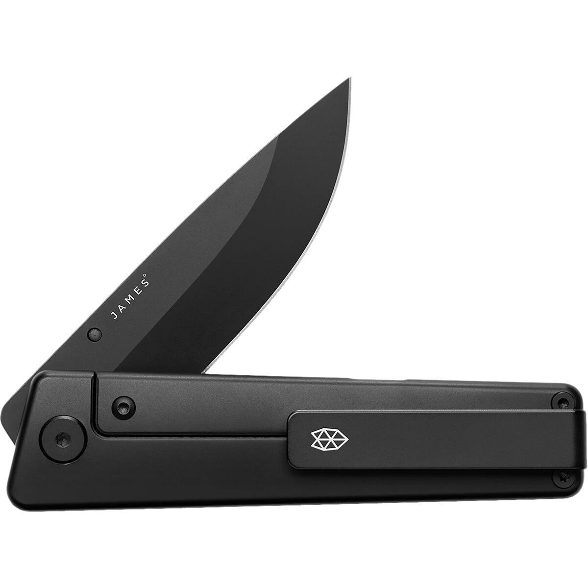 Image of The James Brand Chapter 2 Knife Black Titanium/Black, Straight