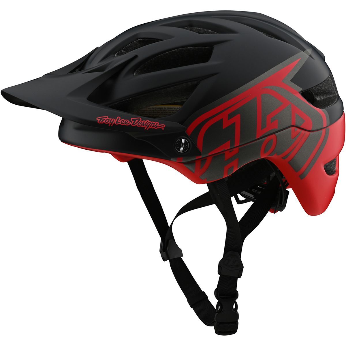 Troy Lee Designs A1 Mips Helmet Black/Red, XL/XXL