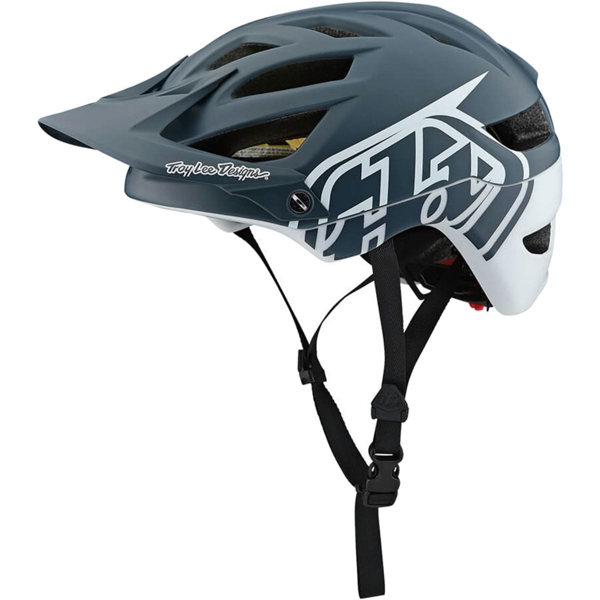Troy Lee Designs A1 Mips Helmet Classic Gray/White, S