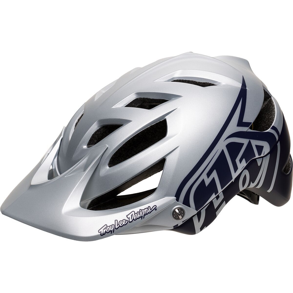 Troy Lee Designs A1 Mips Helmet Classic Silver/Navy, S
