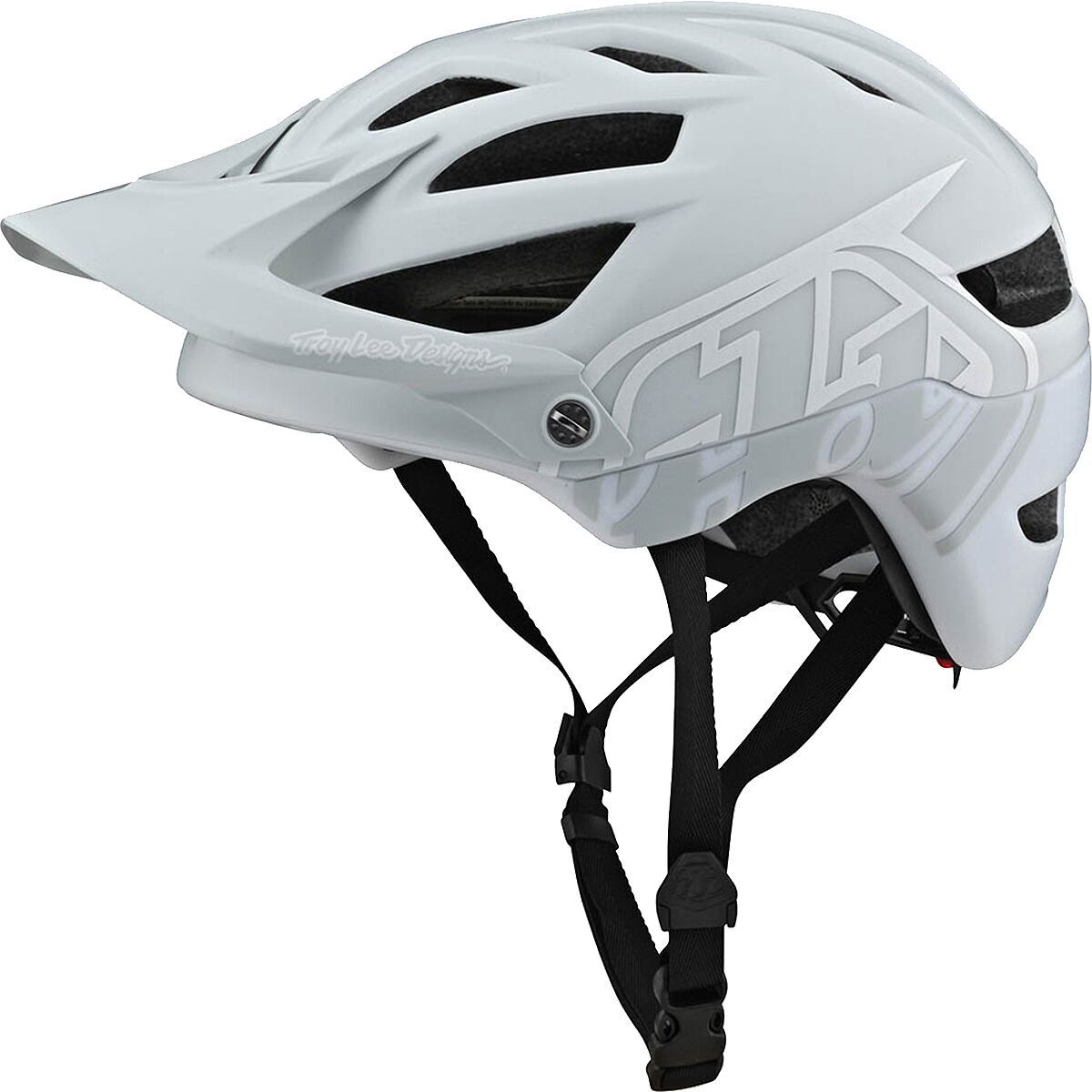 Troy Lee Designs A1 Mips Helmet Classic Light Gray/White, S
