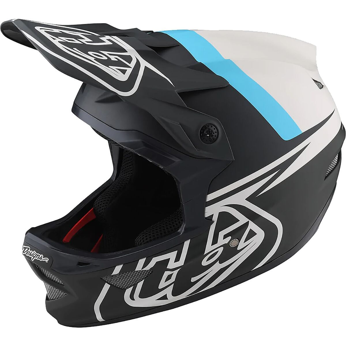 Troy Lee Designs D3 Fiberlite Helmet Slant Green, XS