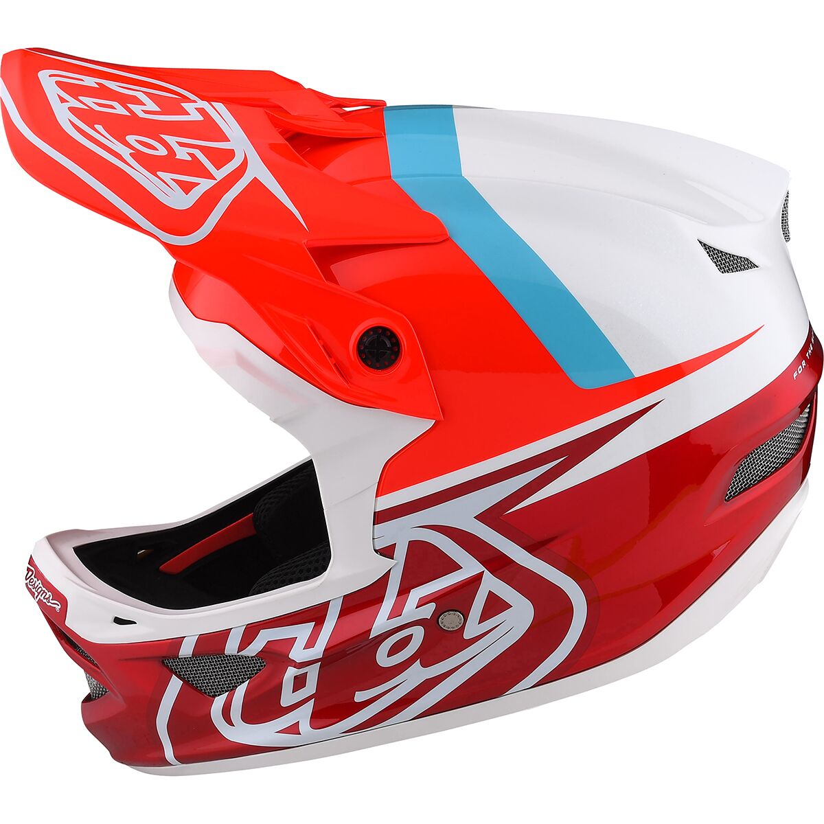 Troy Lee Designs Troy Lee Designs D3 Fiberlite Helmet Slant Red, XL