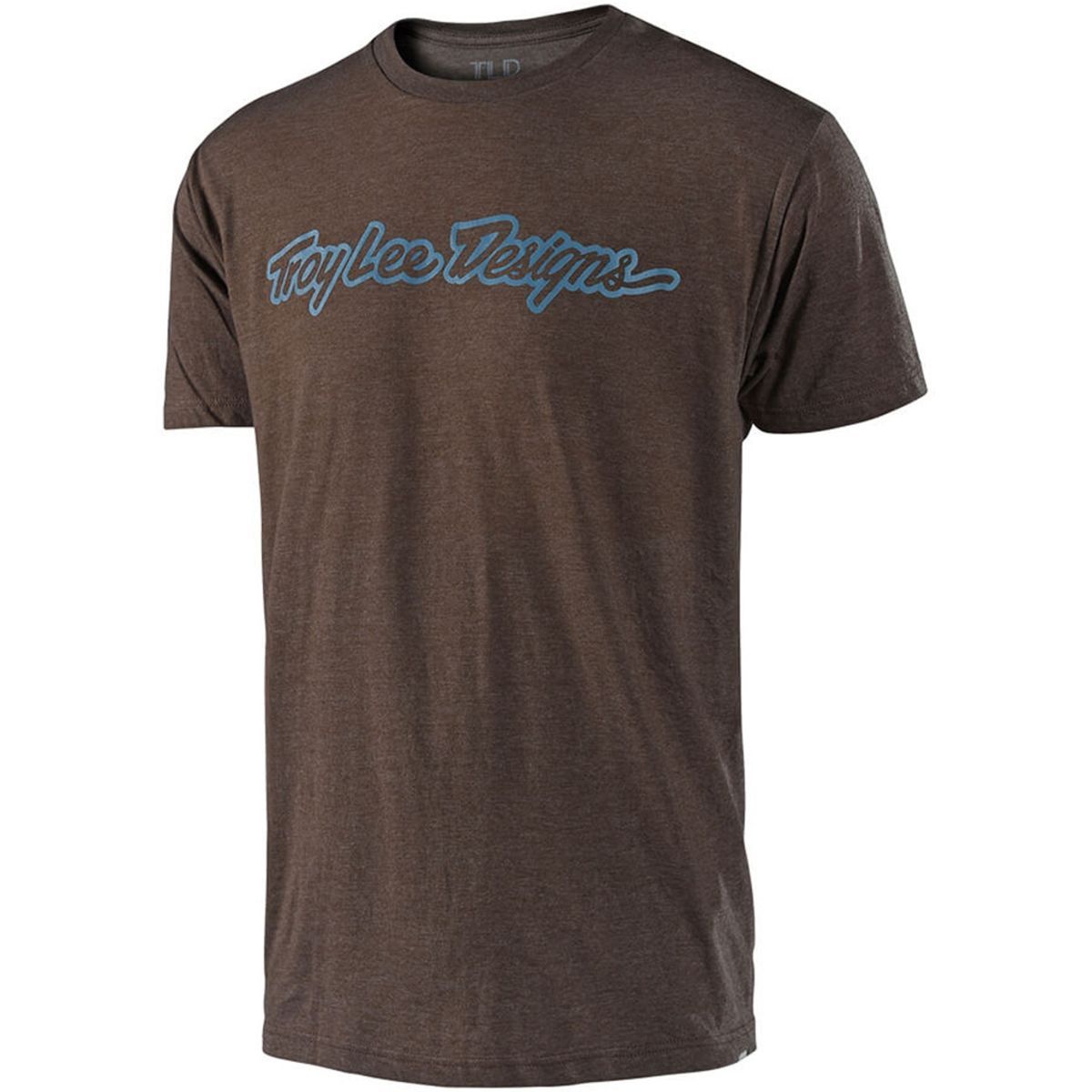 Troy Lee Designs Signature T-Shirt - Men's Brown Heather, M