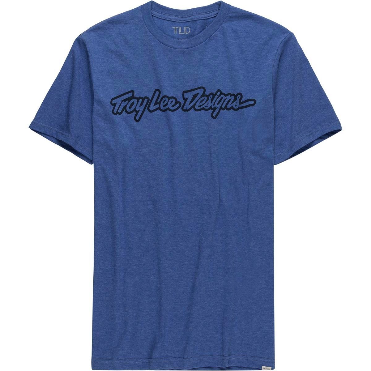 Troy Lee Designs Signature T-Shirt - Men's Electric Blue, XL
