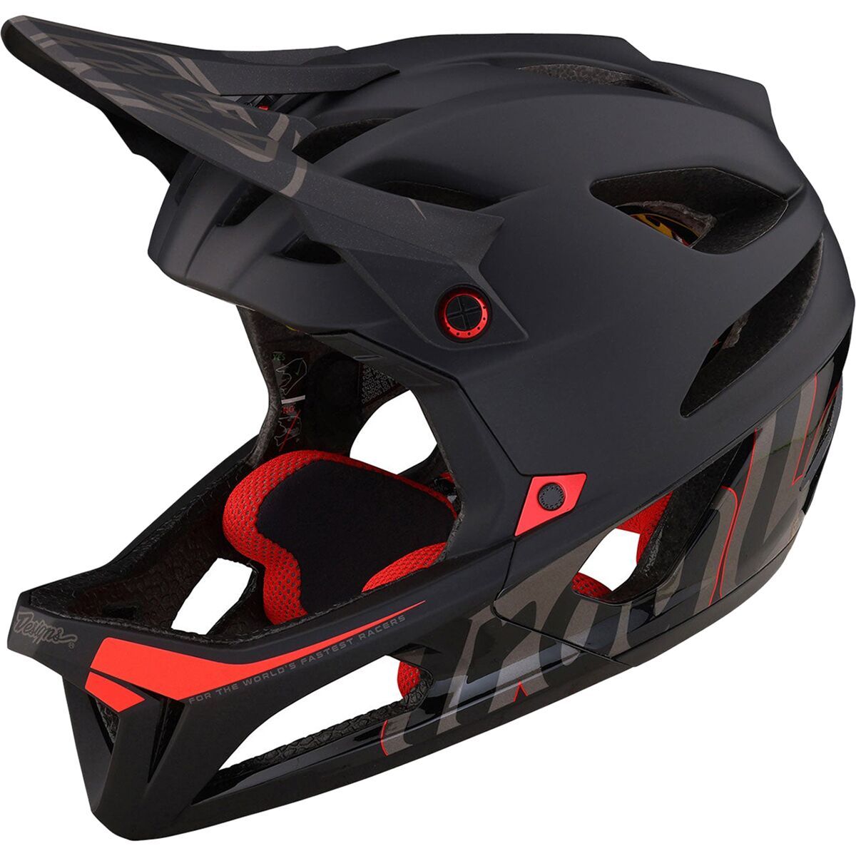 Troy Lee Designs Stage Mips Helmet Signature Black, XS/S