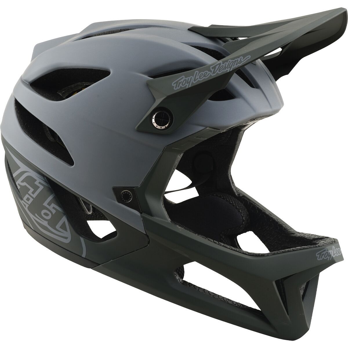 Image of Troy Lee Designs Stage Mips Helmet Drone Gray, M/L