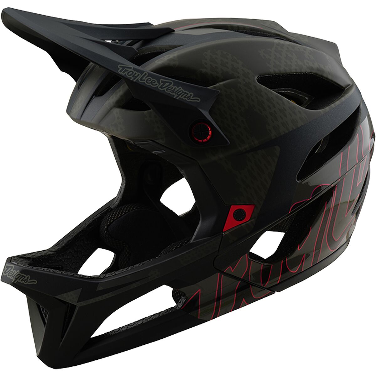Image of Troy Lee Designs Stage Mips Helmet Neauwave Camo, XL/XXL