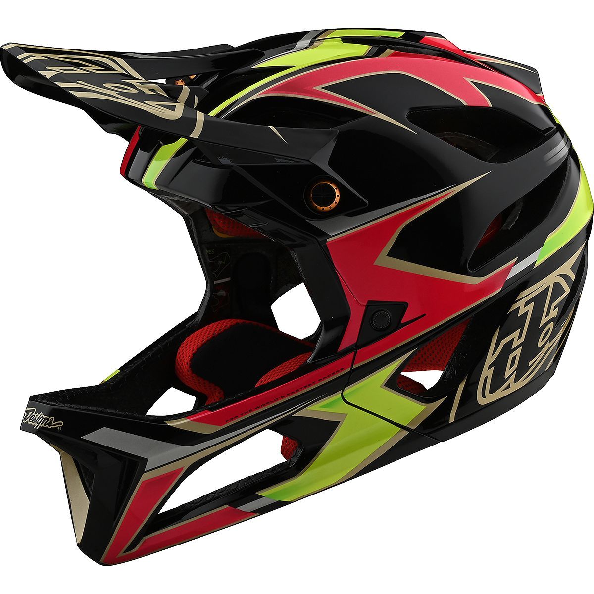 Troy Lee Designs Stage Mips Helmet Ropo Pink/Yellow, M/L