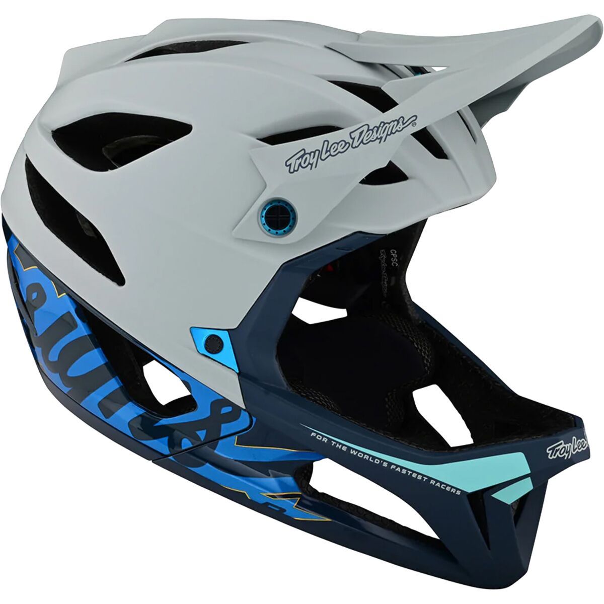 Troy Lee Designs Stage Mips Helmet Signature Blue, M/L