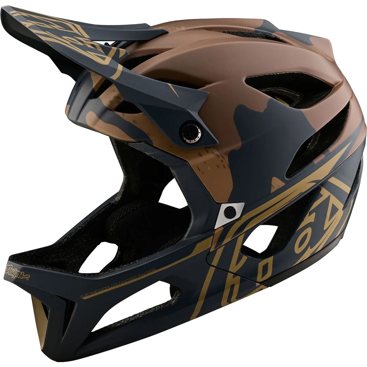 Image of Troy Lee Designs Stage Mips Helmet Stealth Camo Oak, M/L