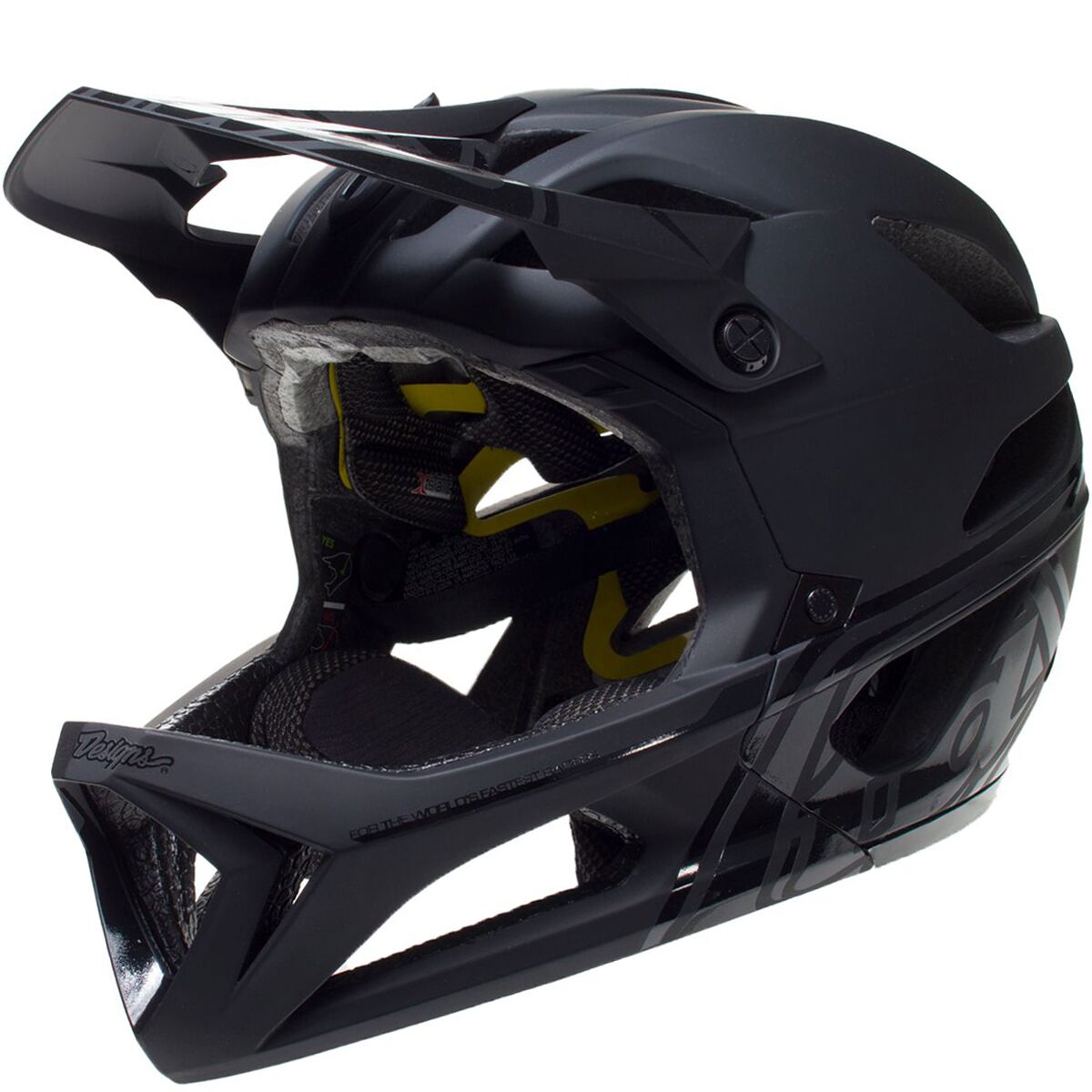 Image of Troy Lee Designs Stage Mips Helmet Stealth Midnight, M/L