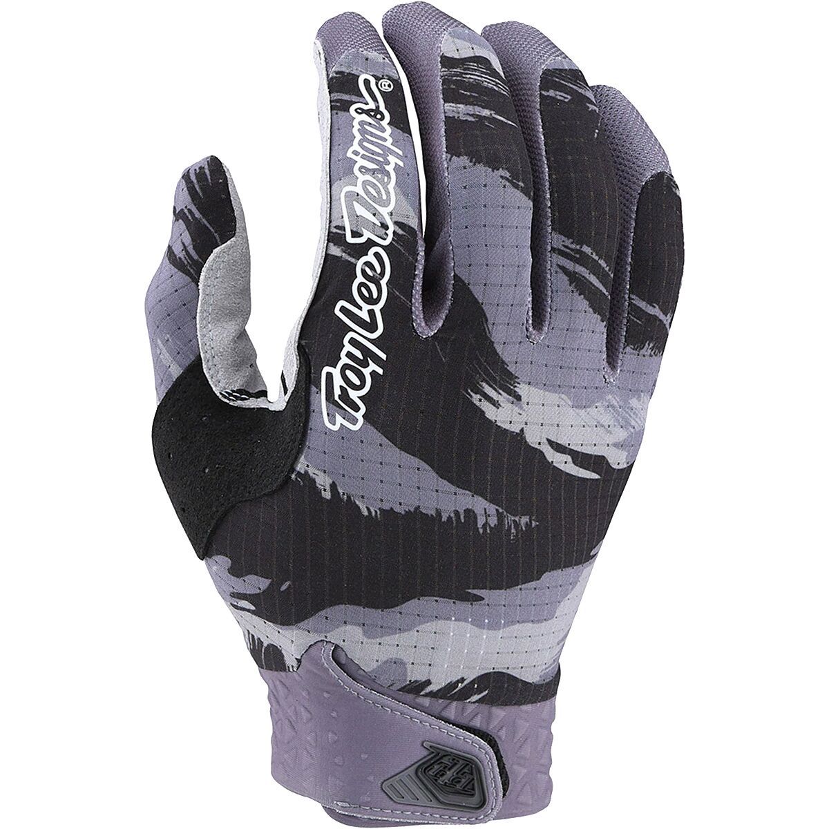 Image of Troy Lee Designs Air Glove - Men's Brushed Camo Black/Gray, M