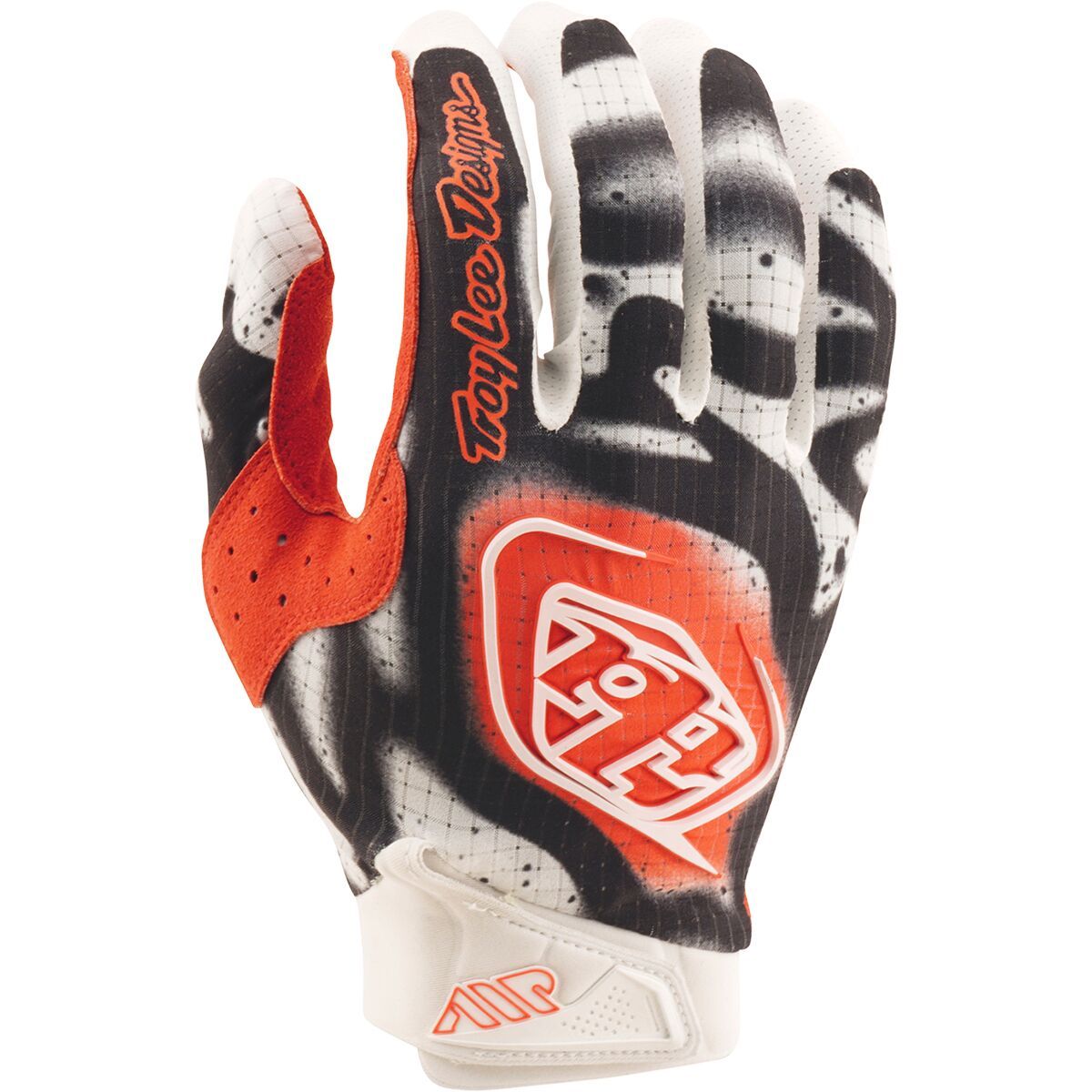 Image of Troy Lee Designs Air Glove - Men's Membrane White/Infra Red, M