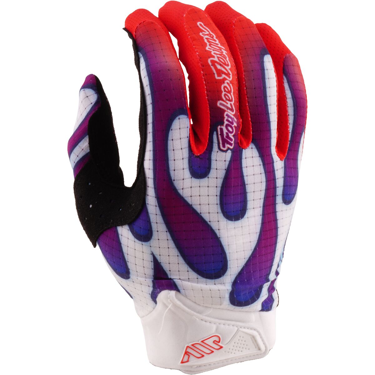 Image of Troy Lee Designs Air Glove - Men's Overspray White/Violet, XL