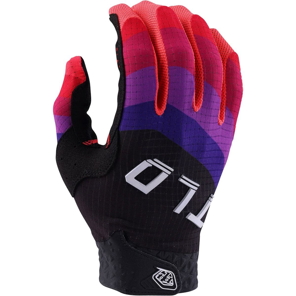 Troy Lee Designs Air Glove - Men's Reverb Black/Glo Red, XXL