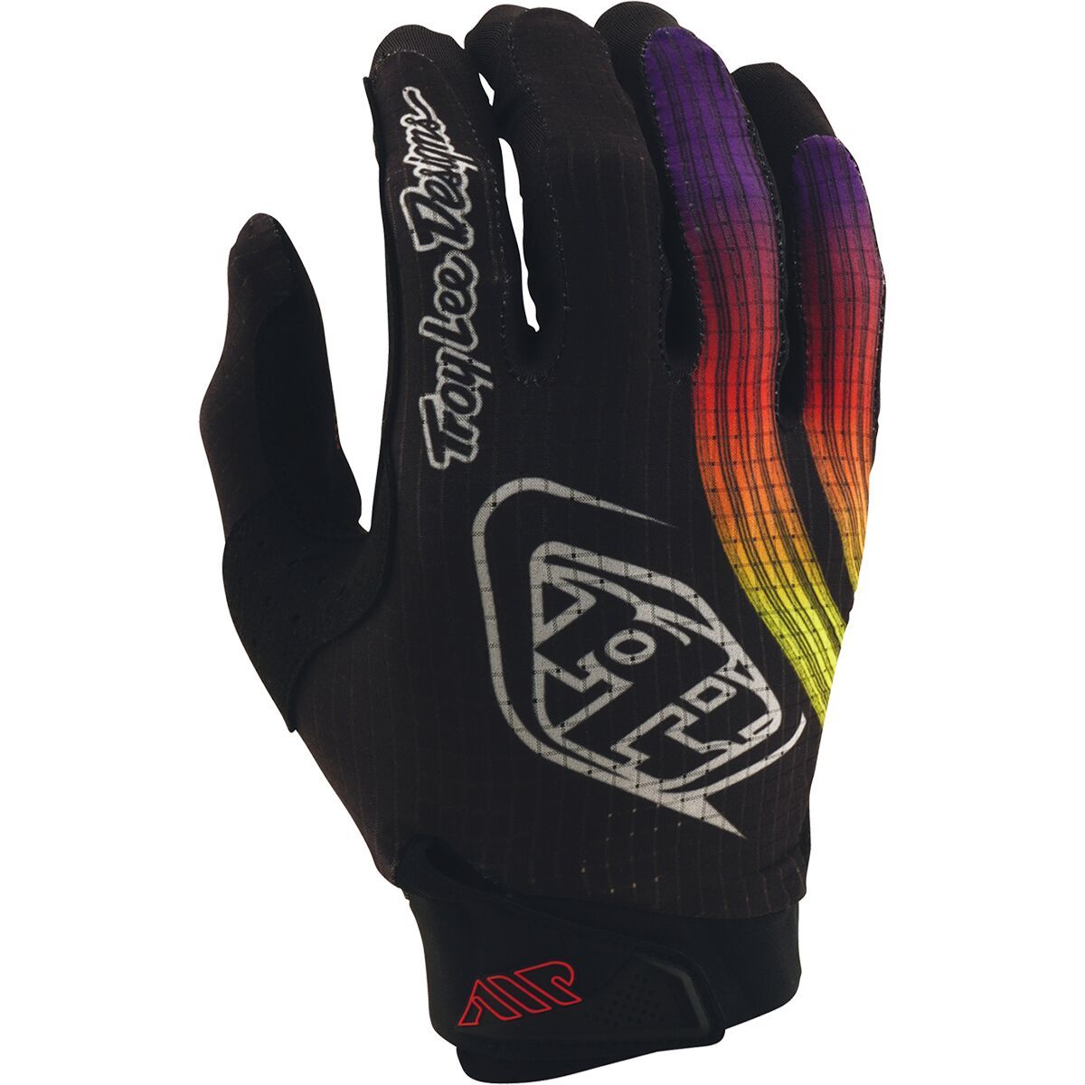 Image of Troy Lee Designs Air Glove - Men's Stripes Black/Multi, M