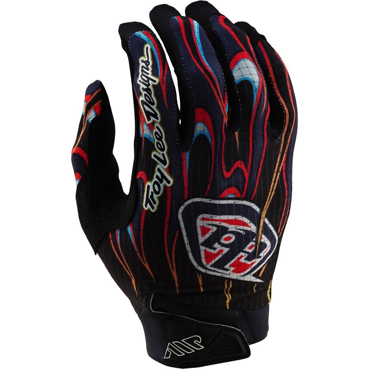 Image of Troy Lee Designs Air Glove - Men's Torched Black/Red, L