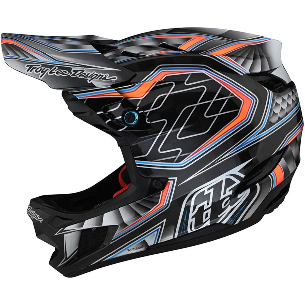 Troy Lee Designs D4 Carbon Mips Helmet Low Rider Gray, M