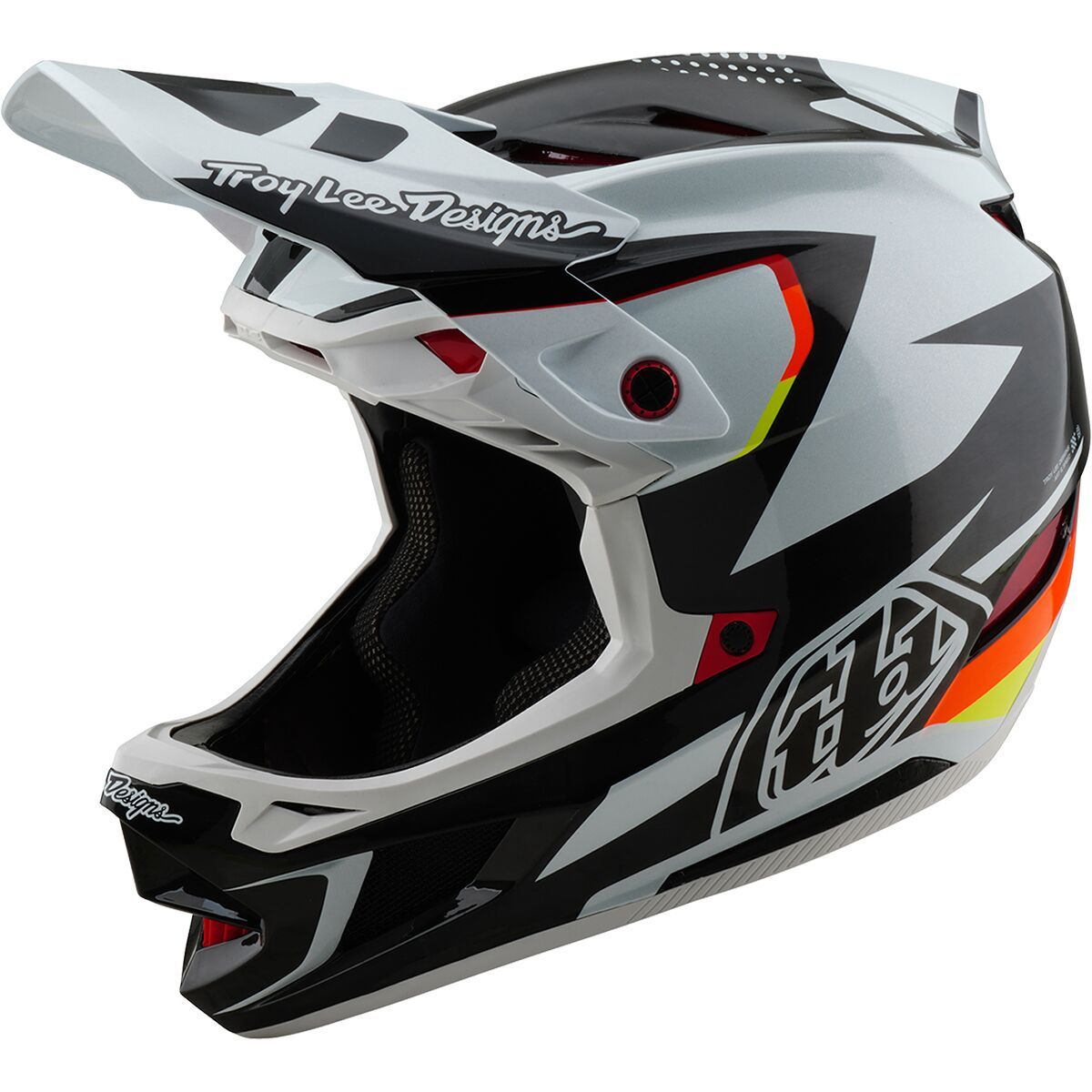 Image of Troy Lee Designs D4 Carbon Mips Helmet Optic Black, M