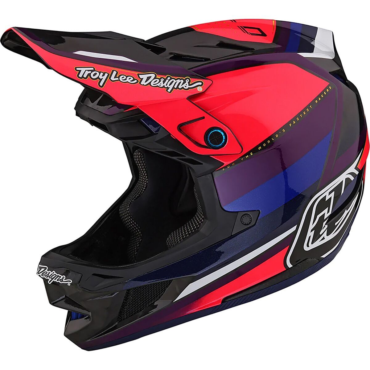 Troy Lee Designs D4 Carbon Mips Helmet Pink/Purple, XL