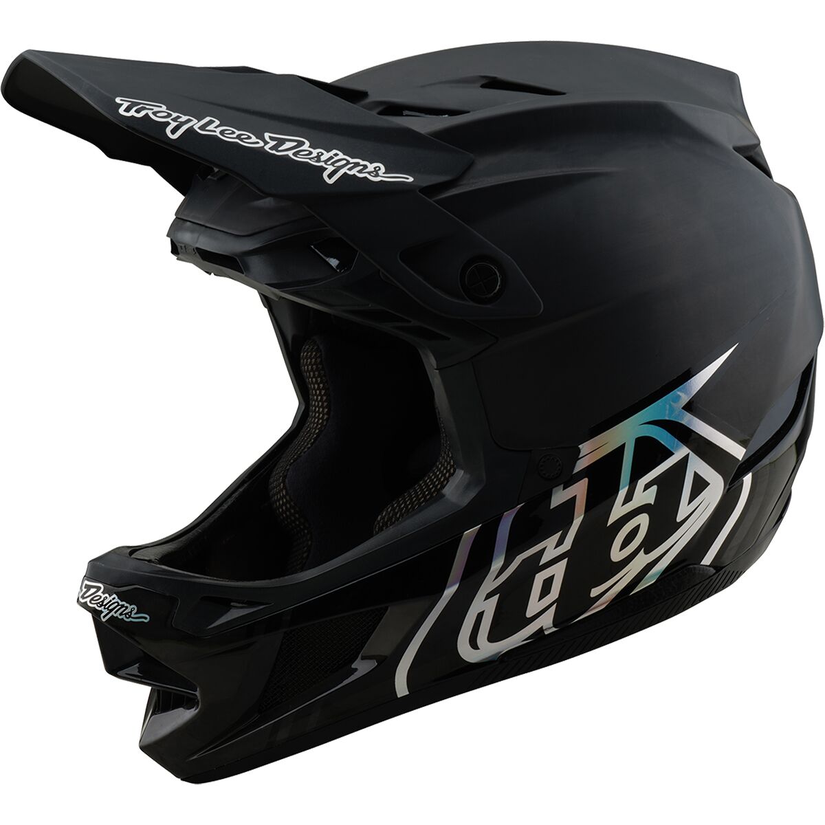 Troy Lee Designs Troy Lee Designs D4 Carbon Mips Helmet Stealth Black, L