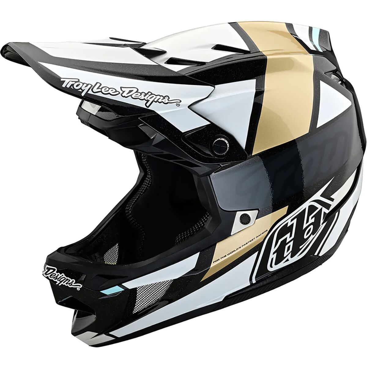 Troy Lee Designs D4 Carbon Mips Helmet Team Gold, XL