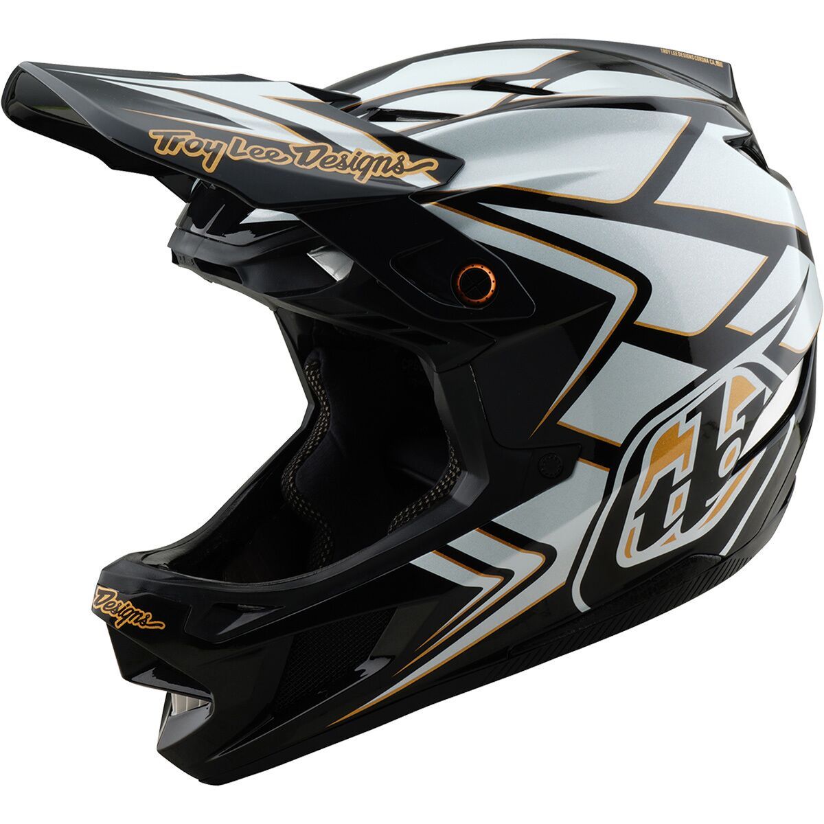 Image of Troy Lee Designs D4 Composite Mips Helmet Ghostwing White, M
