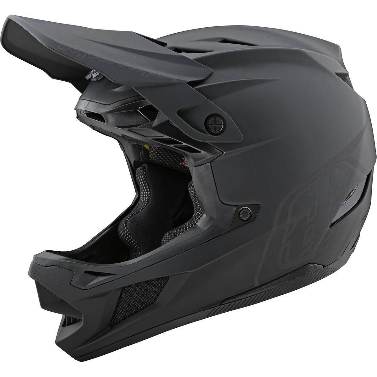 Troy Lee Designs D4 Composite Mips Helmet Stealth Black/Gray, XXL