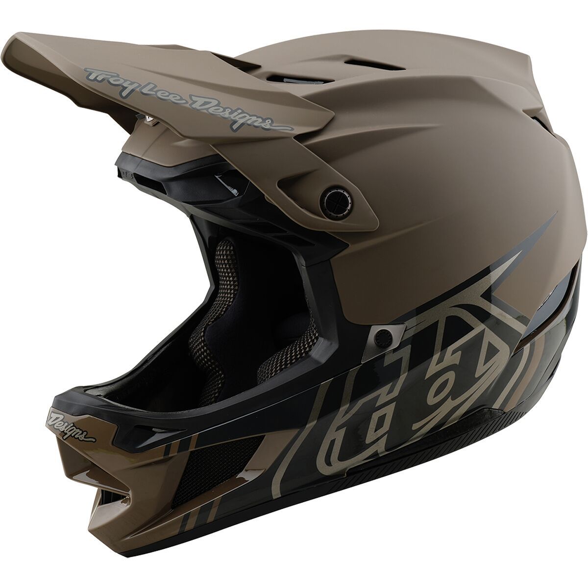 Image of Troy Lee Designs D4 Composite Mips Helmet Stealth Caper, L