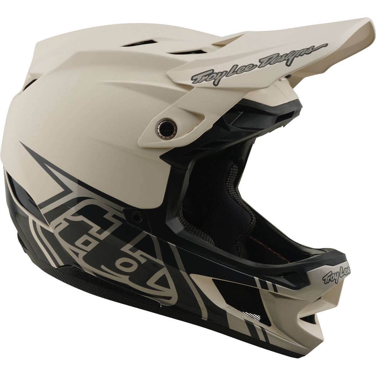 Image of Troy Lee Designs D4 Composite Mips Helmet Stealth Pumice, L