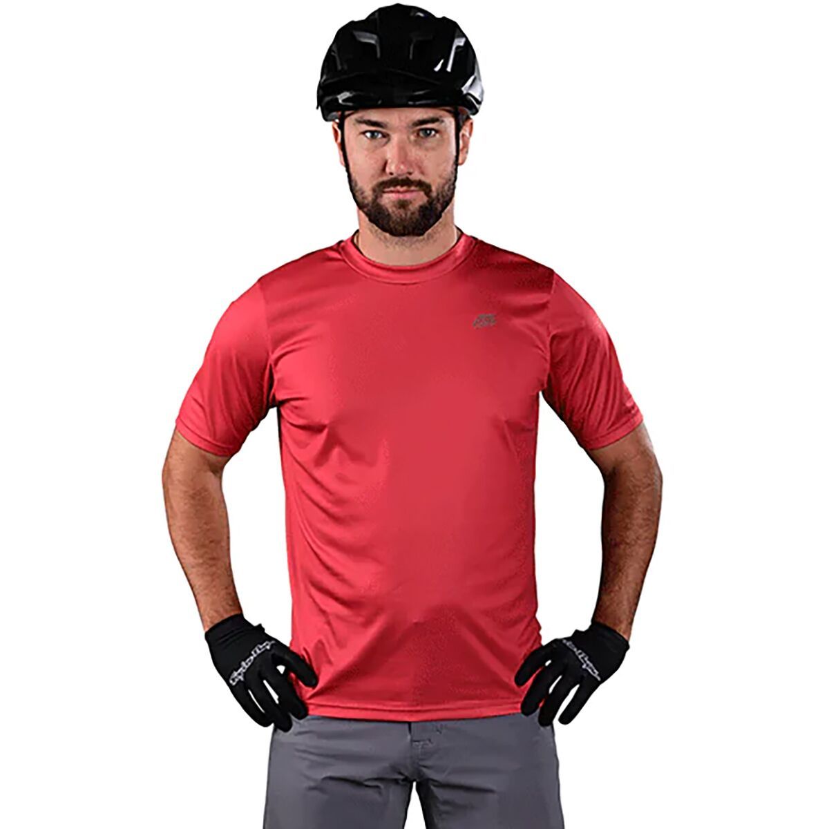 Image of Troy Lee Designs Flowline Short-Sleeve Jersey - Men's Baked Apple, S