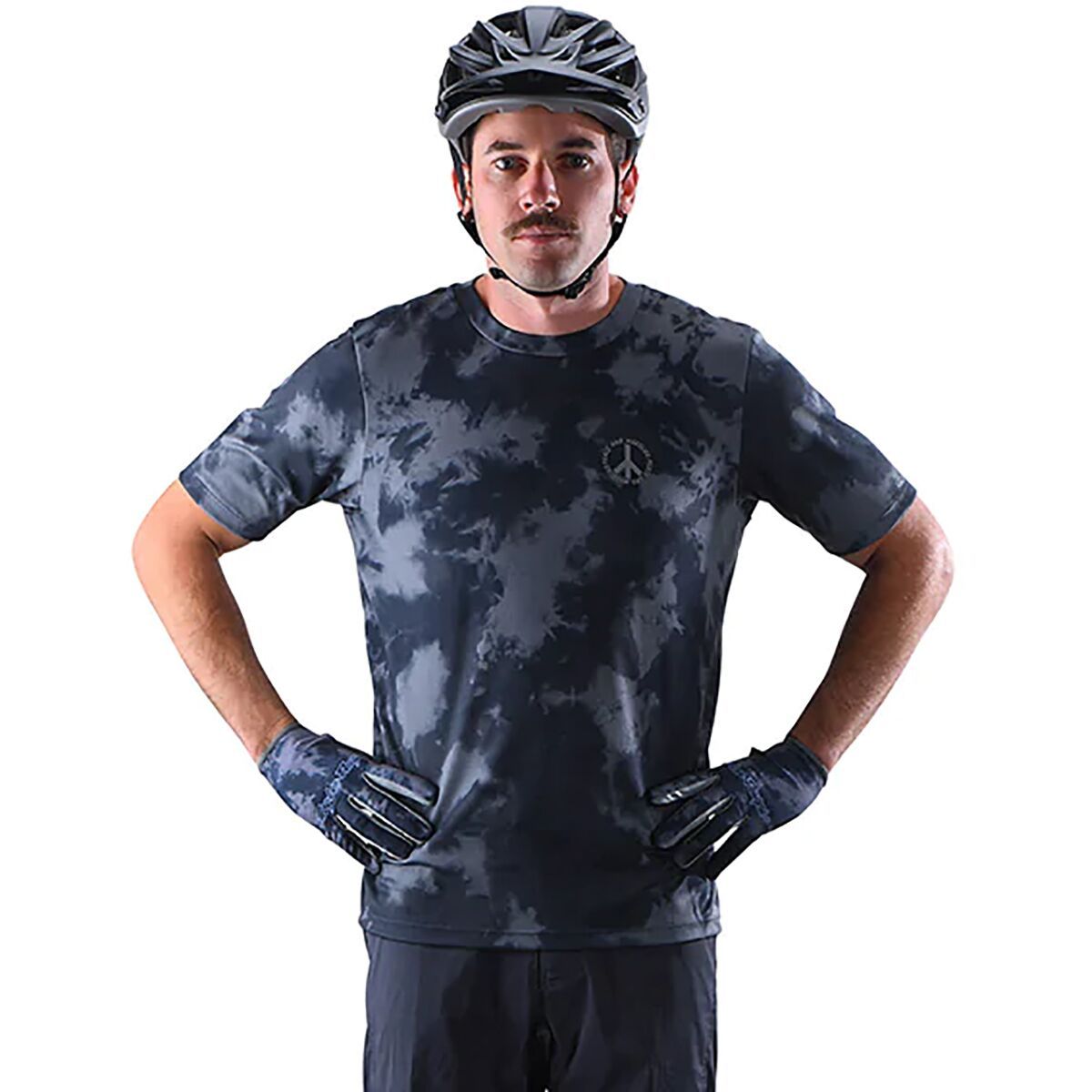 Troy Lee Designs Flowline Short-Sleeve Jersey - Men's Plot Charcoal, XL